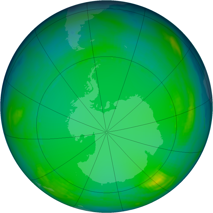 Ozone Map 1980-07-09